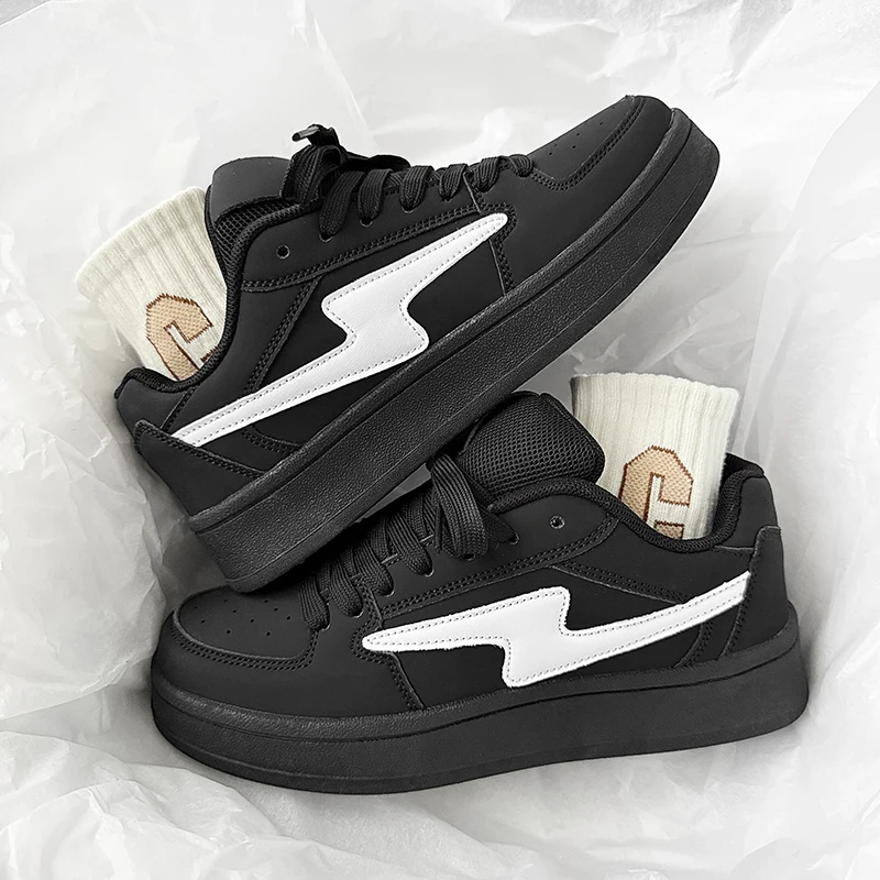 

Men's Low-Top Breathable Skate oes 2026 New Autumn Faion Student Bla oes ex Dequan Women's Footwear