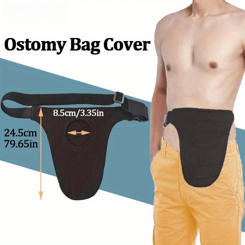 

Ostomy Bag Cover Waist Fixed Hanging Colostomy Bag Supply Washable Reusable Universal Ostomy Pouch Covers Stoma Care Accessories