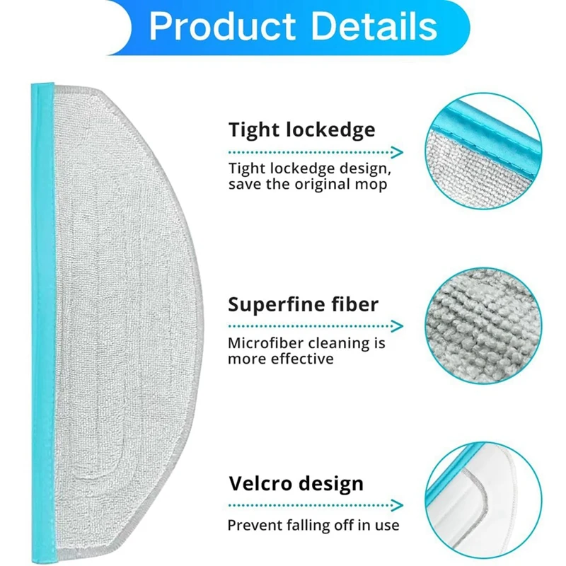 Akcesoria zamienne dla Yeedi Cube/Yeedi CC odkurzacz Robot główna szczotka boczna filtr Hepa ścierka do mopa woreczek pyłowy