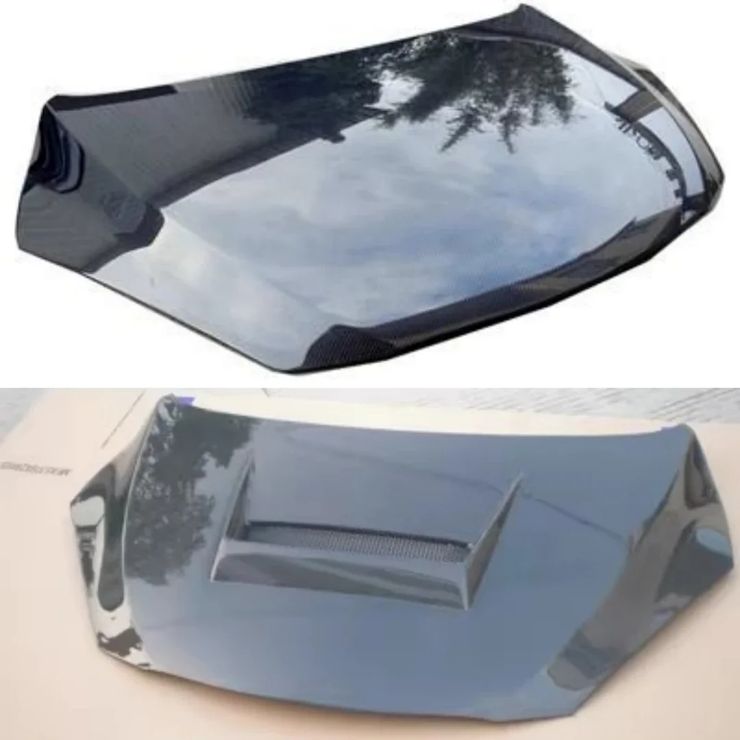 

Carbon Fiber Engine Hood Engine Cover Assembly For Mazda 2 modified Body Kit Auto Accessories