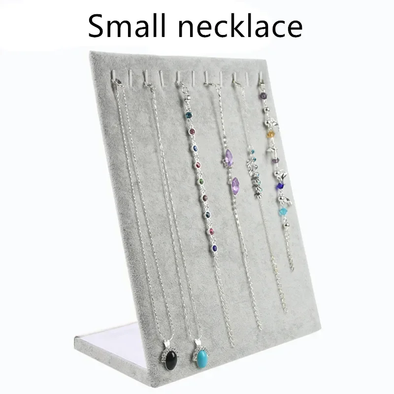Necklace Pendant Display Stand Women Jewelry Organizer Holder Storage Case Bracelet Display Rack