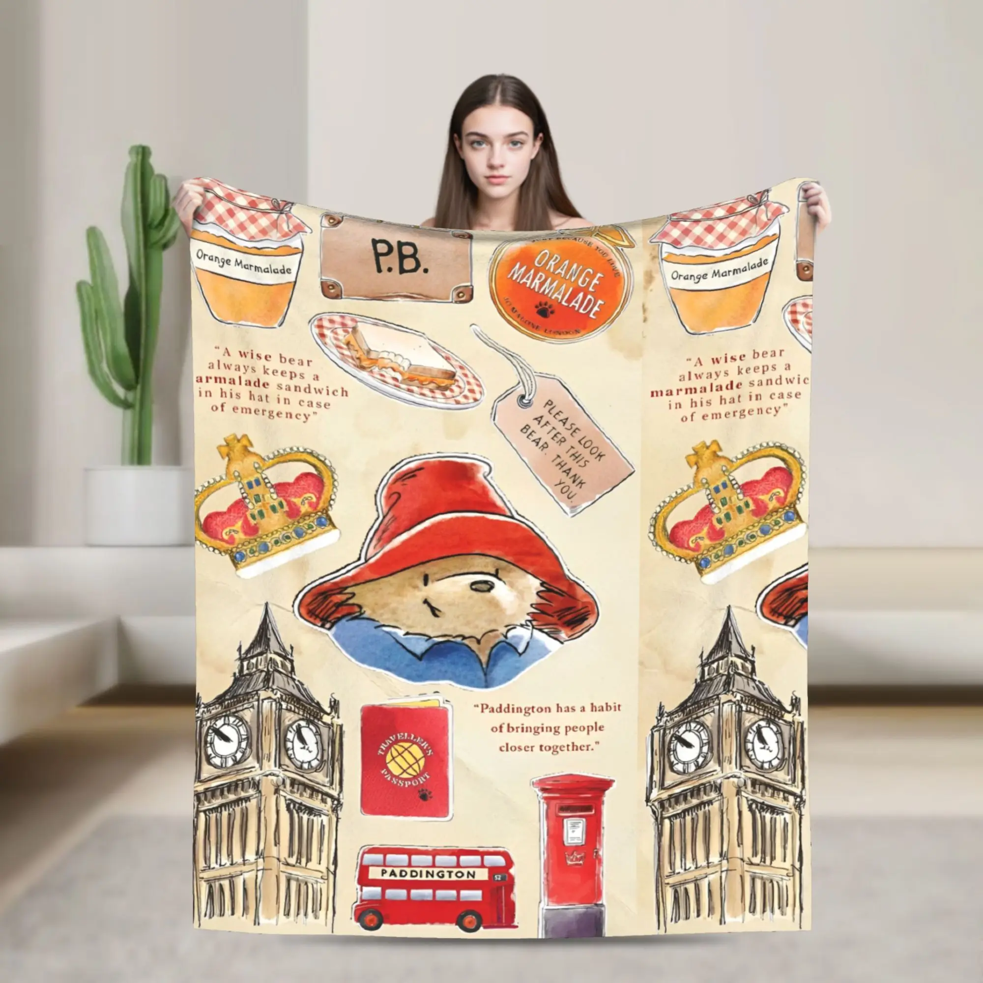 

Вязаное одеяло с изображением медведя, фланелевое одеяло из фильма, мягкие пледы для кровати, ковер