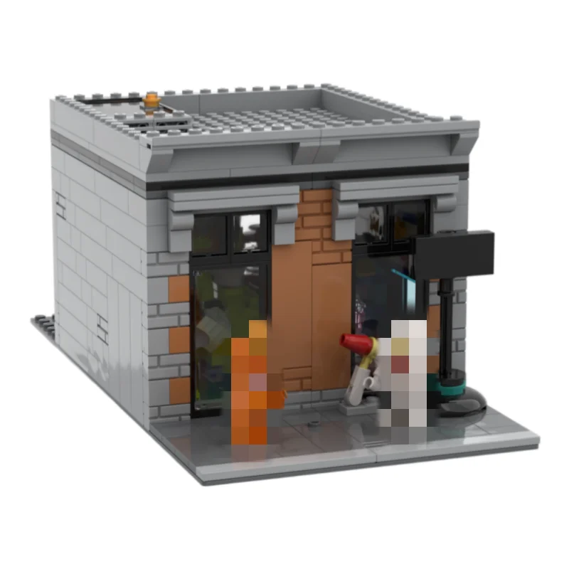 New MOC building modular GWP complex city streetscape decoration assembly building block toy model children's birthday gift