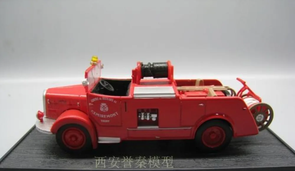 1/43-1/50 raro nova chegada preço especial diecast modelo de motor de incêndio francês móveis vitrine coleção brinquedos para crianças