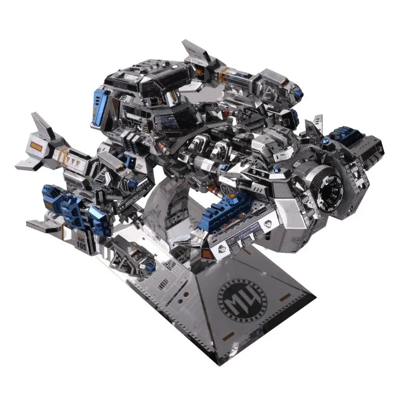 3D Metal Puzzle BATTLE CRUISER model KITS Assemble Jigsaw Puzzle Gift Toys For Children