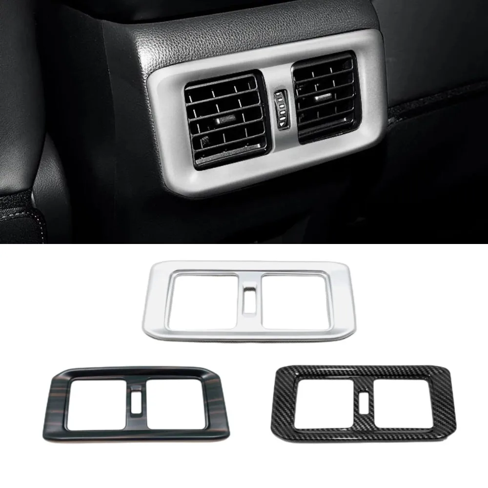 

For Toyota RAV4 RAV 4 2019 2020 2021 2022 2023 XA50 Hybrid Accessories Car Rear Air Conditioning Vent Outlet Frame Cover Trim