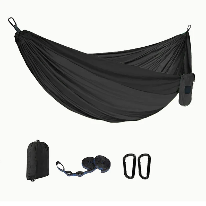 Outdoor Swing Camping Barbecue Portable Anti-rollover Double Hammock