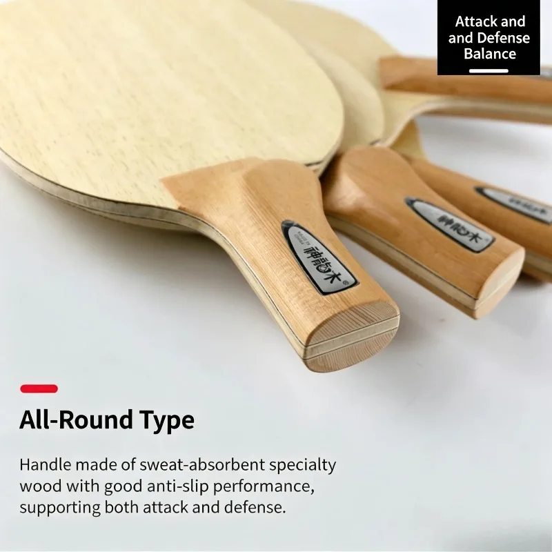 Shen Longmu Ultra Light Table Tennis Blade Chinese & Japanese Penhold Ping Pong Paddle for Training Competition Loop Fast Attack