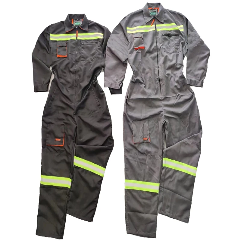 Macacão de trabalho uniformes de ferramentas homens hi vis macacão de trabalho terno de soldagem oficina de reparo de carro macacão mecânico roupas de trabalho 5xl