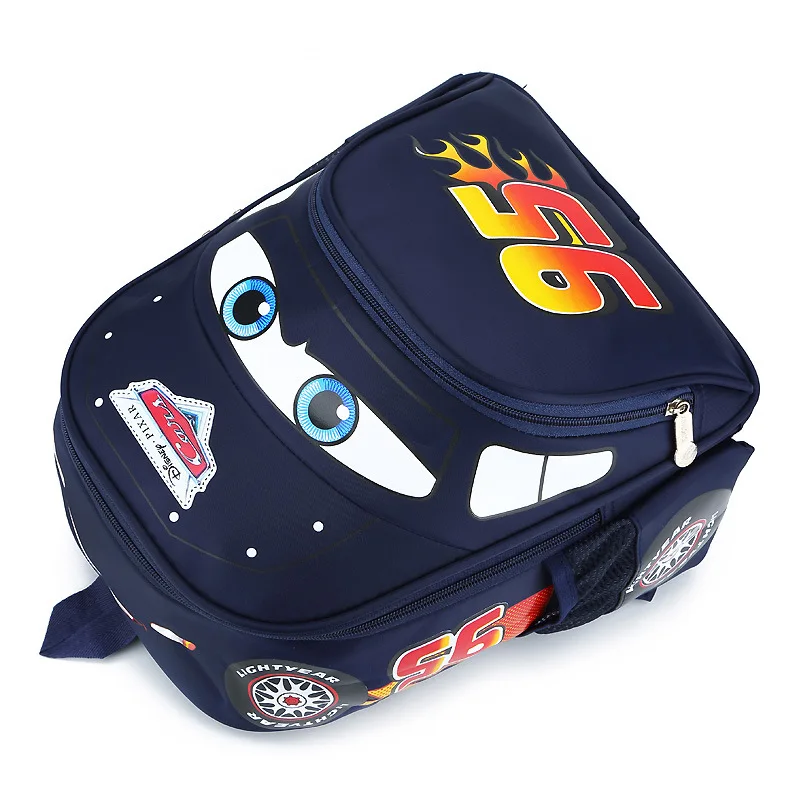 New Cars Action Figure Kindergarten Schoolbag Lightning McQueen Anime Figures Children\'s Shoulder Bag Kids Toys Holiday Gifts