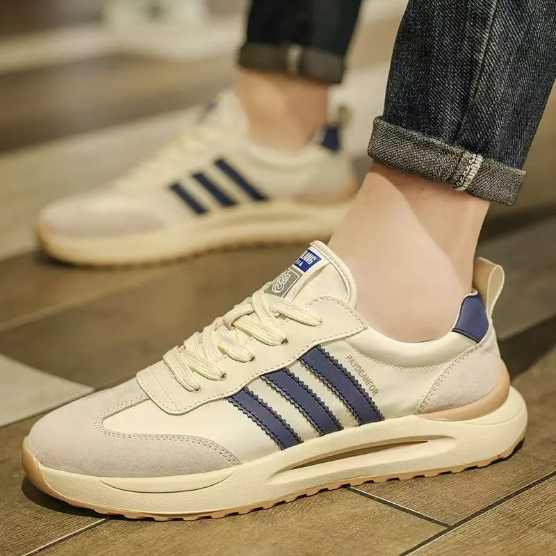 

2025 Fashion New Men's Shoes Canvas Shoe Male Sneakers Outdoor Comfortable Falt Walking Shoes Lightweight Trainers