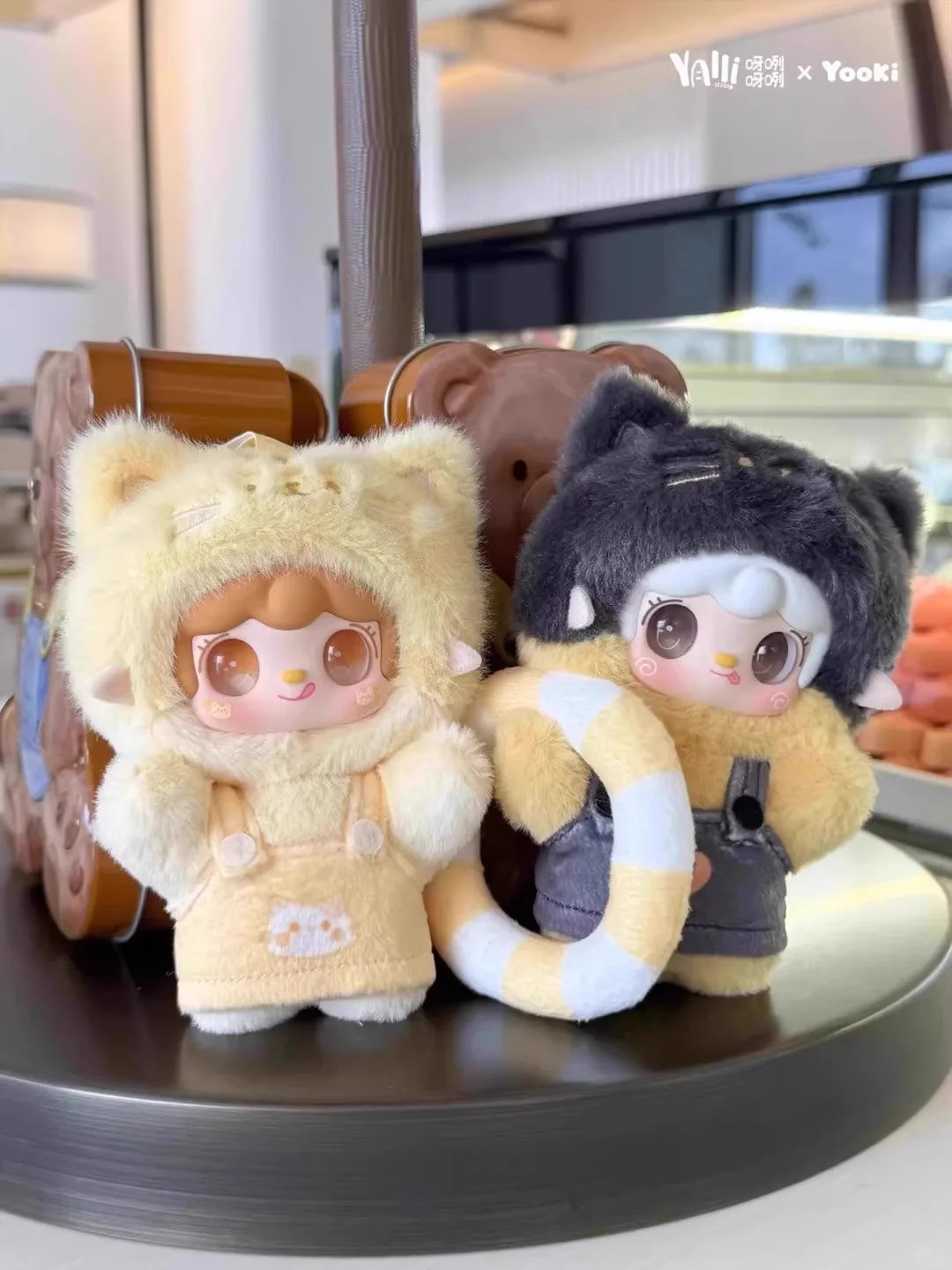 Yooki مواء الصيف سلسلة الحفلات صندوق أعمى الفينيل سر مفاجأة صندوق دمية Kawaii عمل الشكل حقيبة قلادة هدية الكريسماس لعبة