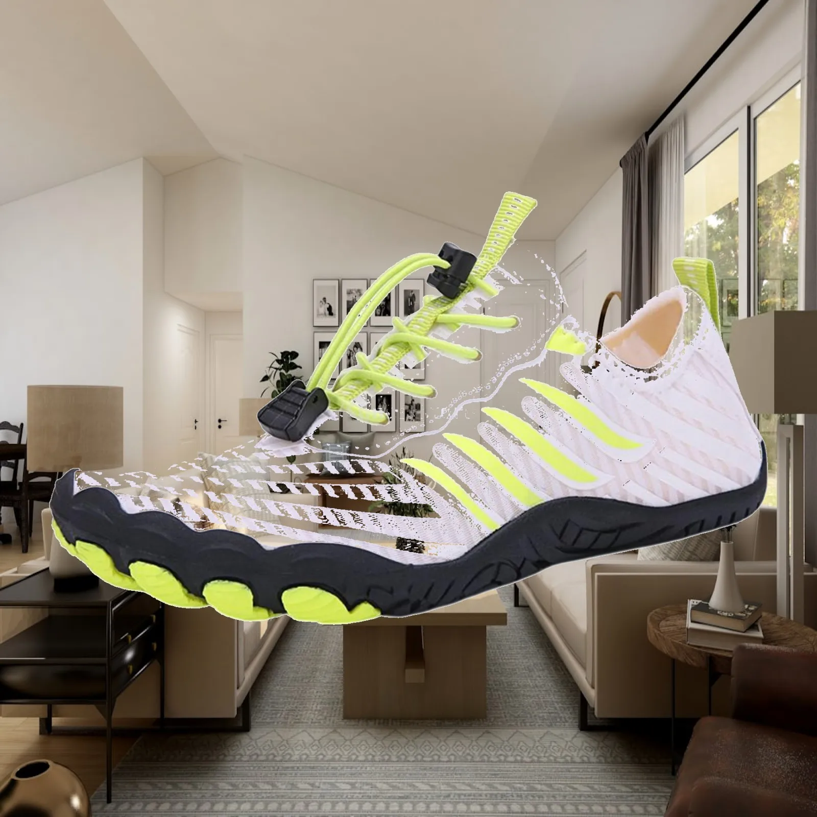 

Antislip Dames Waterschoenen Wetsuit Sneakers Sneldrogende Ademend Op blote