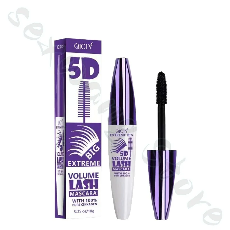 QICIY Wimperntusche wasserfest, nicht leicht zu verblassen, dick, schlank, langanhaltende Locke, natürliches Make-up ohne Verschmieren, Wimpernbasiscreme