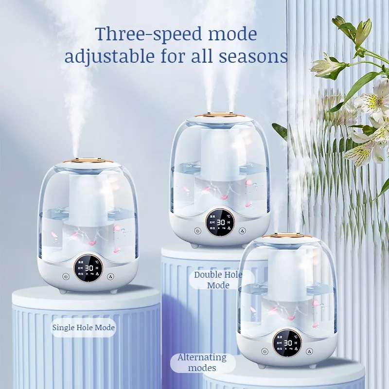 3L Household Desktop Dual Spray Large Capacity AIR Humidifier Bedroom Small AIR Aromatherapy