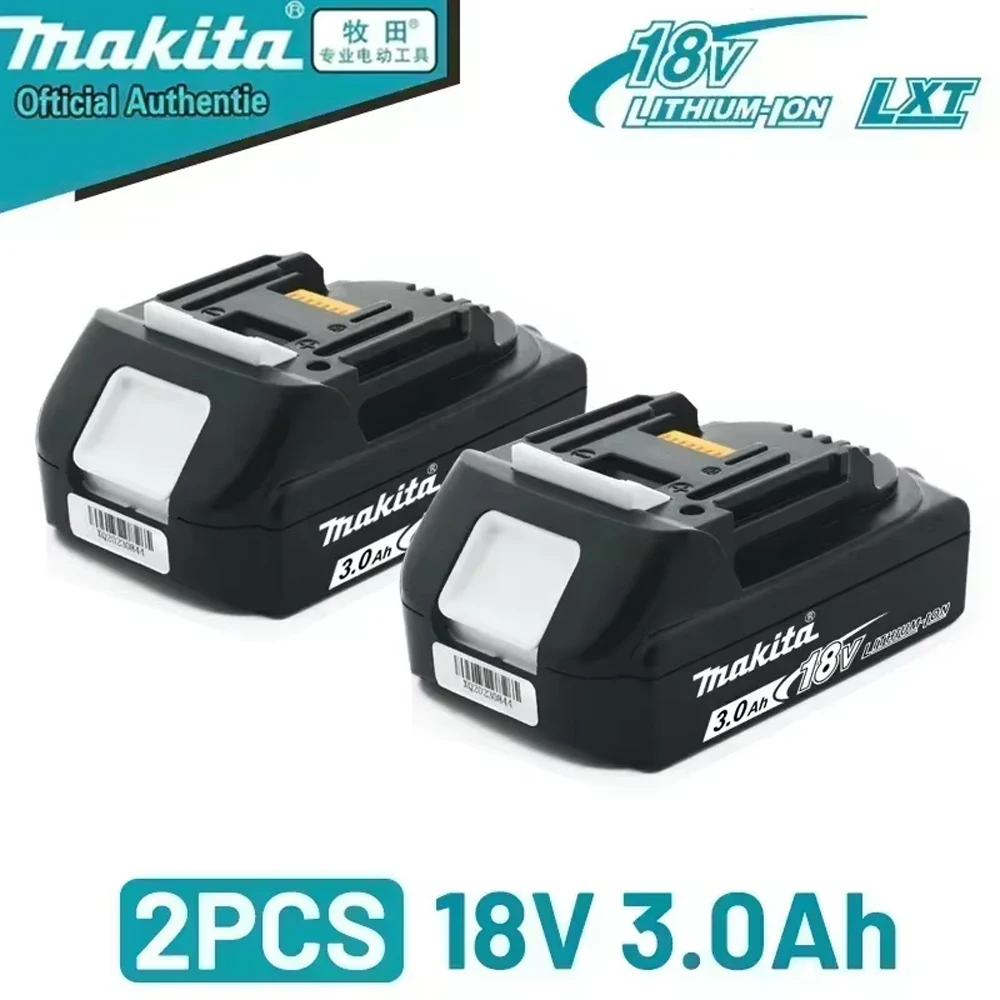 

Makita 18V Original 3Ah Rechargeable Lithium-Ion Battery BL1820B Compatible with Makita 18V Power Tools