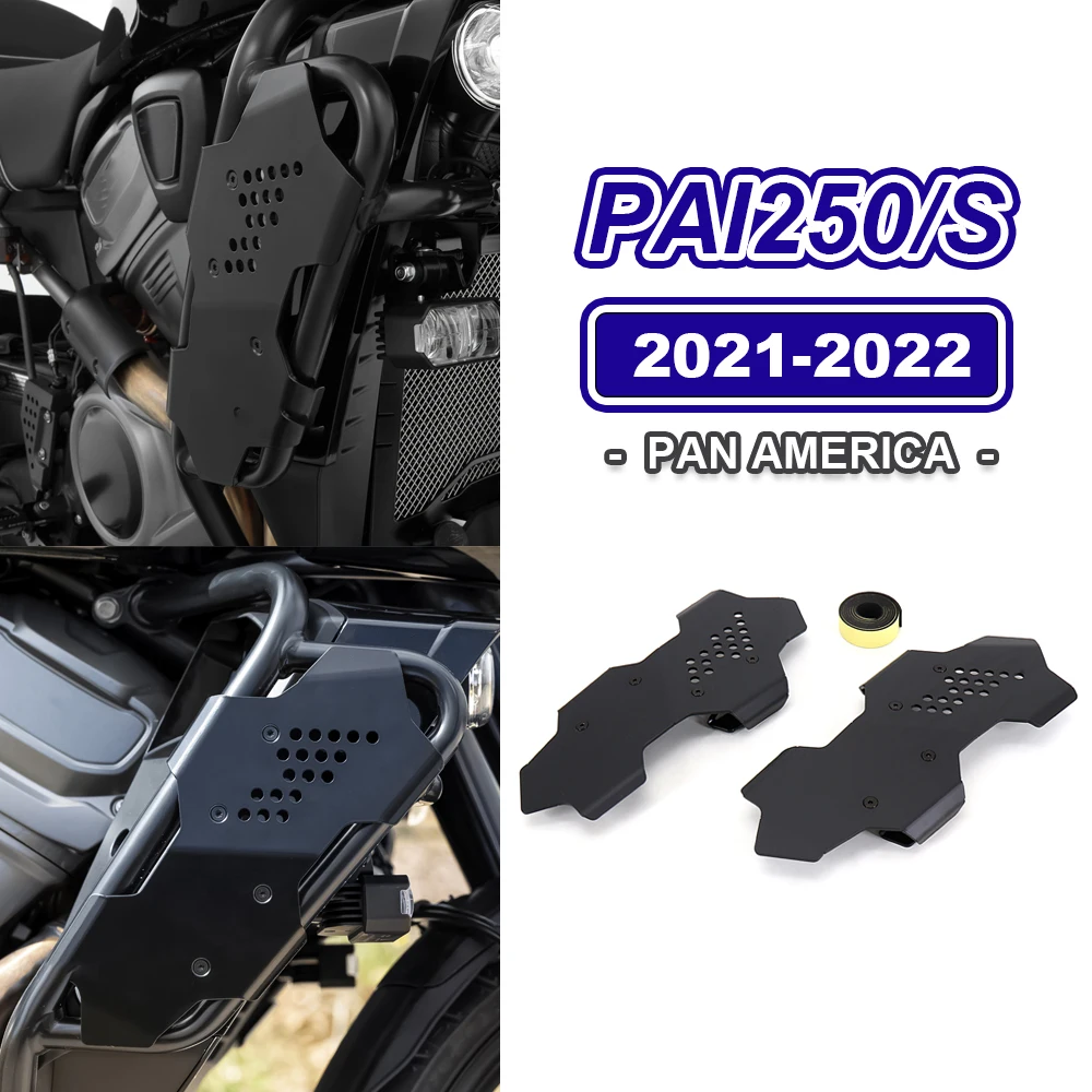 Pan America Accessories for Harley 1250S PA Special RA1250S Side Engine Guards Covers Fairing Bumper Aluminum 2021-2022 PA1250