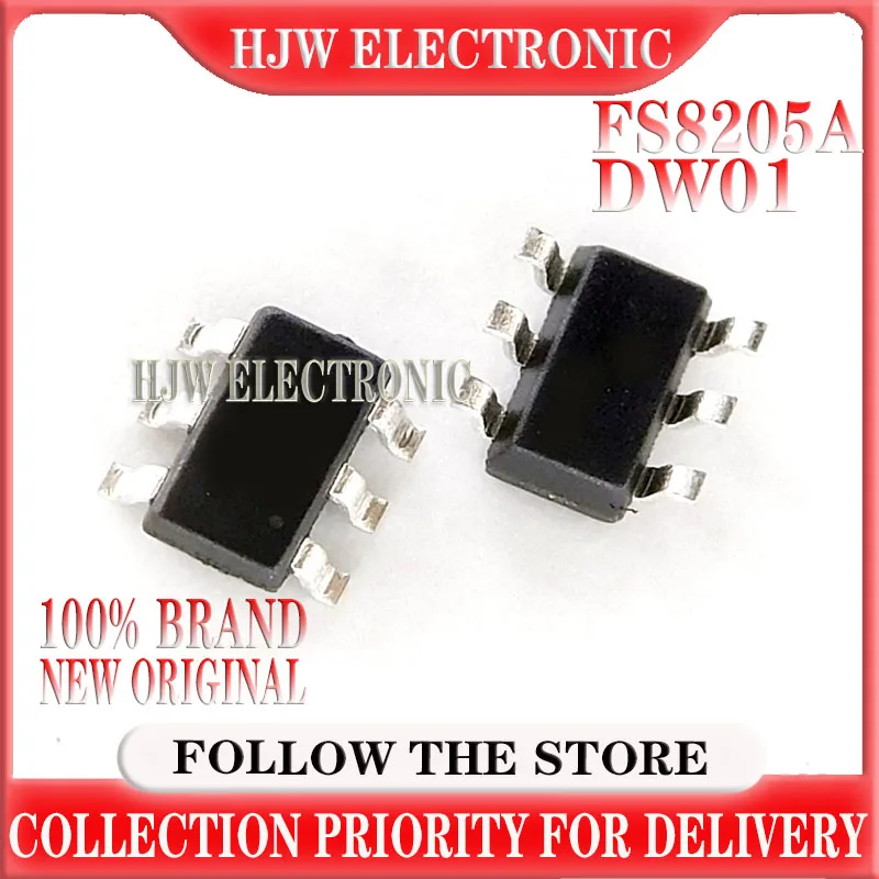 10pcs FS8205A TSSOP-8 FS8205 CEG8205A CEG8205 TSSOP 8205 8205A DW01 DW01A SOT23-6