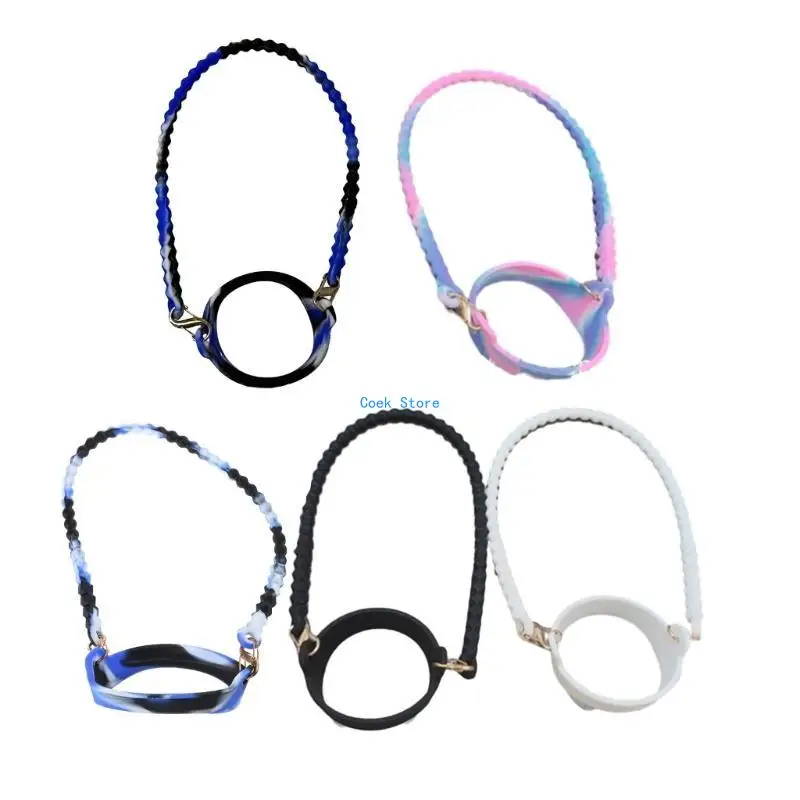 

11UE Water Bottle Handle Holder, Practical Silicone Bottle Strap Lanyard Attachment