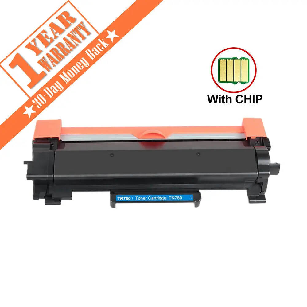 Tóner con Chip, 1PK, TN760, para Brother, TN730, HL-L2350DW, DCPL2550DW, MFC-L2750DW