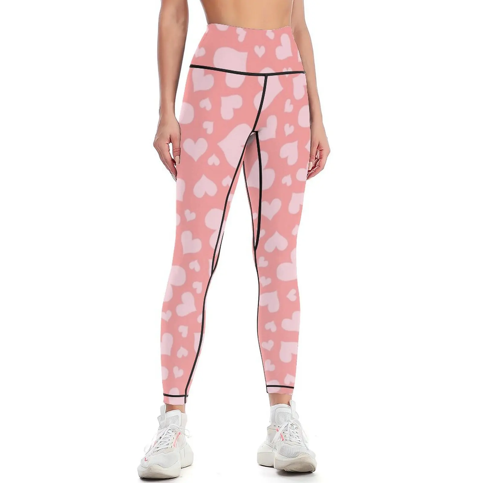 

Hearts Leggings Leginsy push up sport legging jogging pants gym womans Womens Leggings