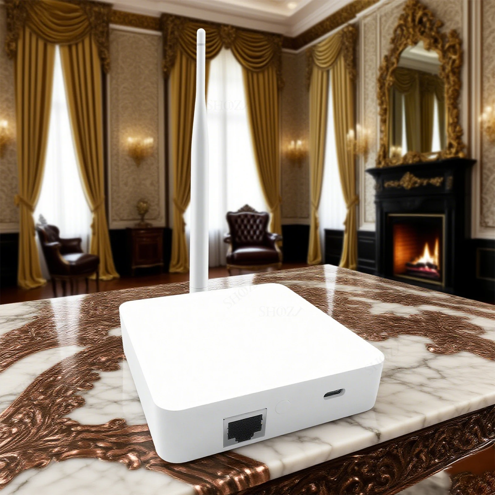 Tuya ZigBee 3.0 Gateway Bridge Lan Enhanced Smart Hub для приложения Голосовое дистанционное управление работает с Alexa Google Home