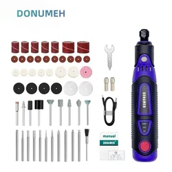 Rotary tool mini Electric Drill Multifunctional Grinder 3-Speed USB Power Tool with Engraving Pen and Accessories Set Home DIY