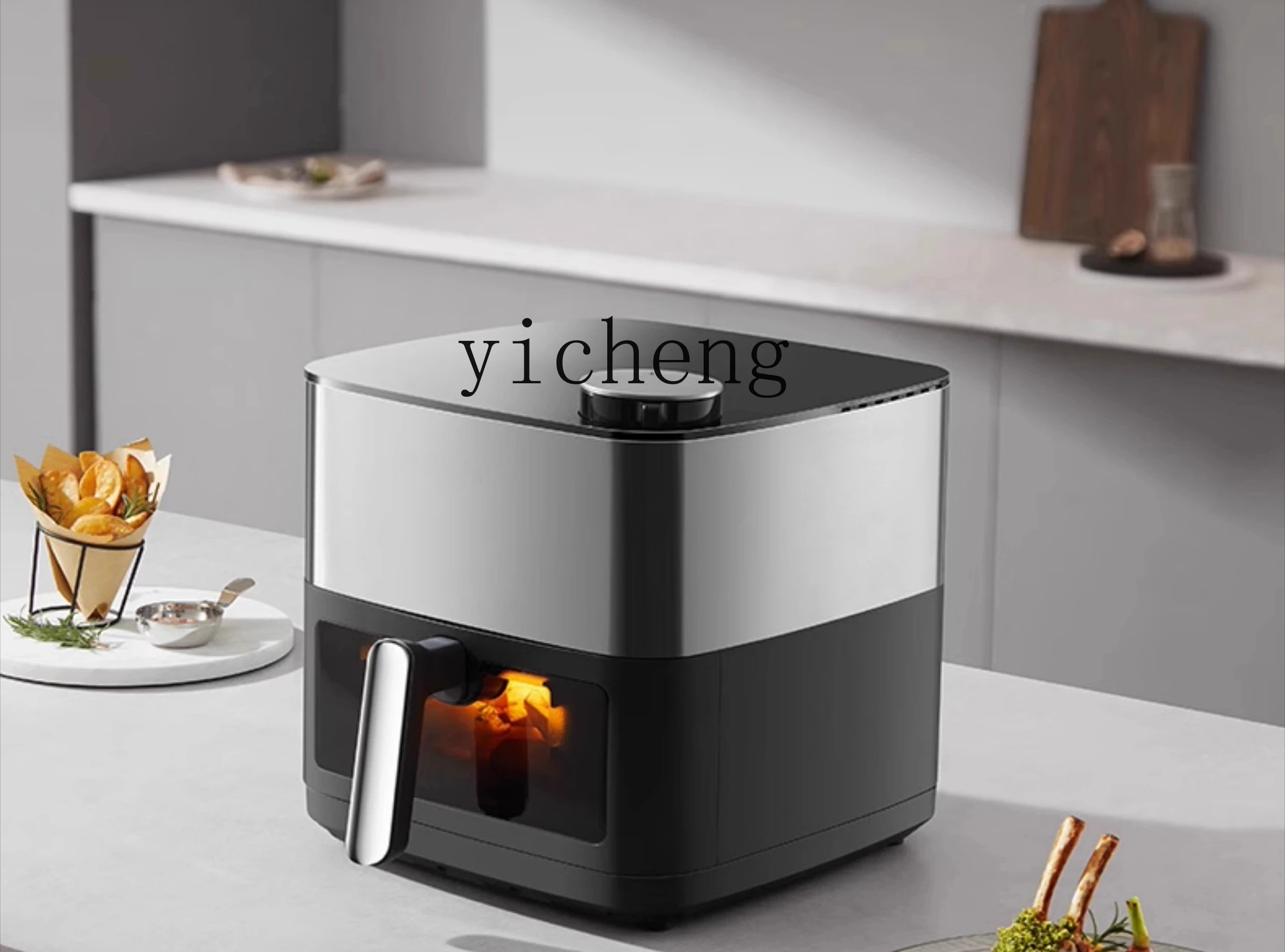 

ZML Air Fryer Household New Large Capacity Visual Electric Fryer Electric Oven Cooking Machine
