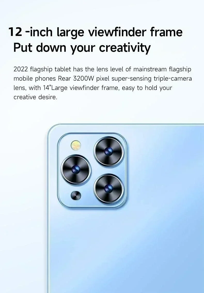 2025 جهاز لوحي أصلي جديد Air PRO 22GB + 2T 11 بوصة HD 4K Android14 20000mAh 5G ثنائي الشريحة مكالمة هاتفية WiFi GPS WPS كمبيوتر لوحي