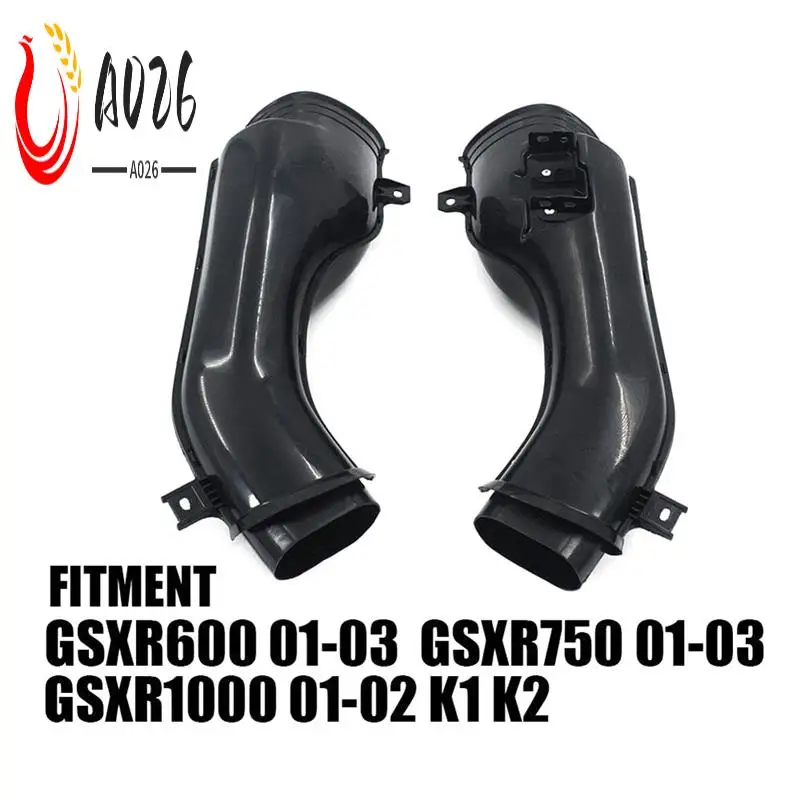 

A026-Motorcycle Ram Air Intake Tube Duct Pipe For SUZUKI GSXR600 GSX600R 2001 2002 2003 GSXR1000 GSX1000R 01 02 K1 K2