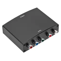 YPBPR RGB to HD-Compatible 1080P to RGB Component Video +R/L Audio Adapter Converter 1080p Maximum Video Resolution Adapter