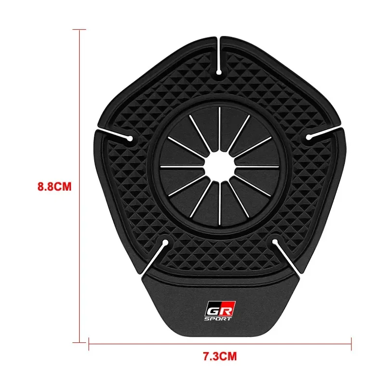 ممسحة زجاج السيارة الأمامي الغطاء الواقي ممسحة الغبار شعار تصفيف السيارة لتويوتا كورولا بريوس RAV4 C-HR AYGO GR GAZOO شعار السباق