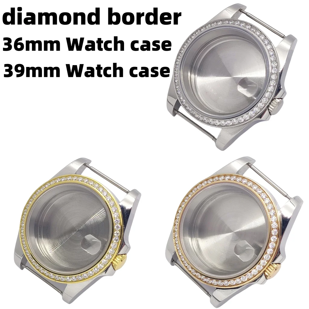 

Корпус часов RICHUS 36 мм 39 мм подходит для NH34 NH35 NH36 ETA2824 PT5000, аксессуары для часов с механизмом