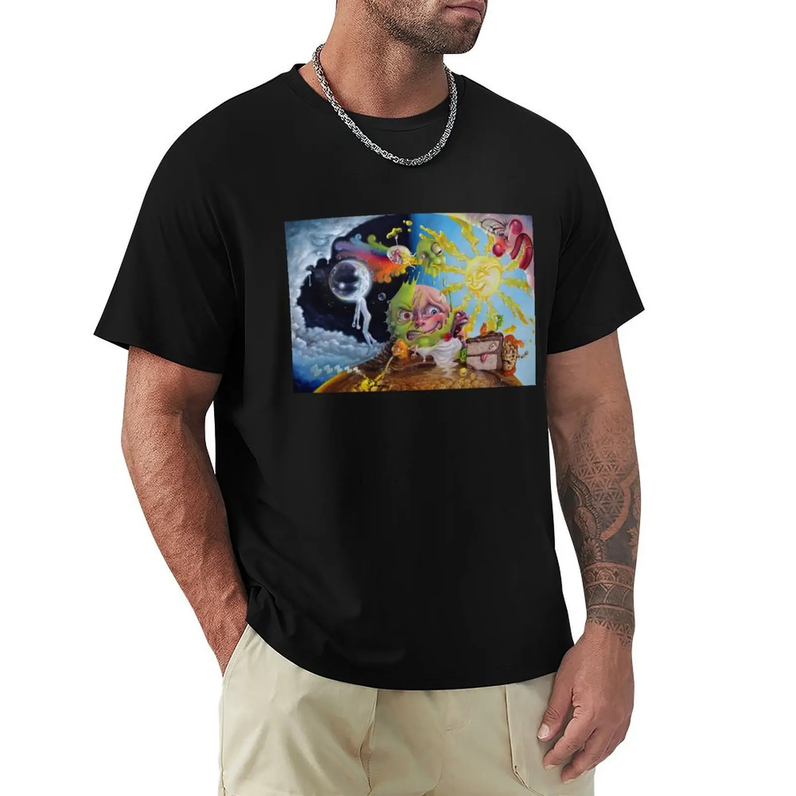 Camiseta Nighttime Quells the Frisson of Breathing Sunlight, camiseta básica de manga corta de color liso