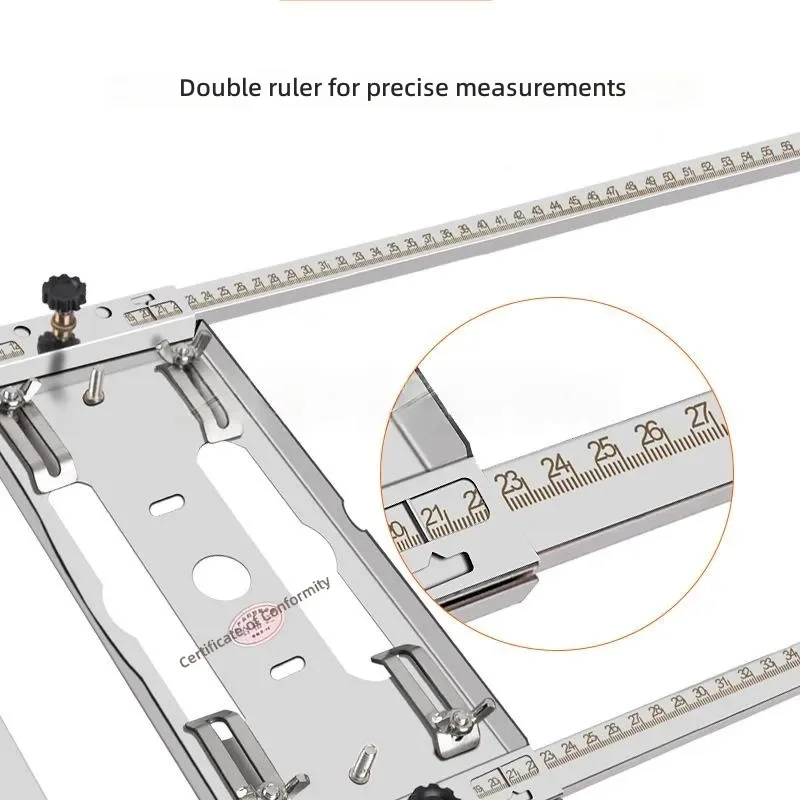 Electric Quick Positioning Circular Saw Guide Rail Woodworking Milling Backing Board Holder for Plate Cutting Operation Tool for