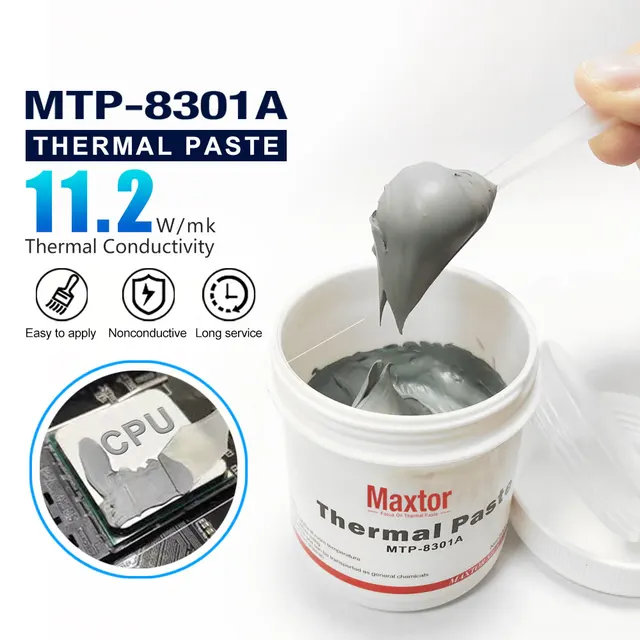 11.2W/mk pasta termiczna Maxtor wysokowydajna pasta termoprzewodząca do procesor Intel PC CPU GPU PS4 do komputera 5G chłodzenie