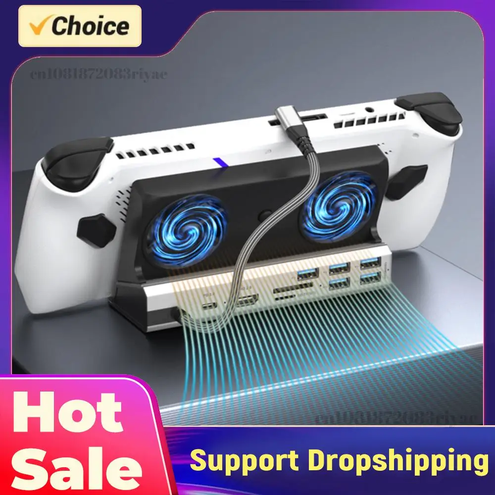 

Док-станция Dock Console Hub, совместимая с HDMI, USB-C, Gigabit Ethernet 1000 Мбит/с, Type-C, USB 3.0, 2.0, PD 100 Вт, RJ45 для Steam Deck