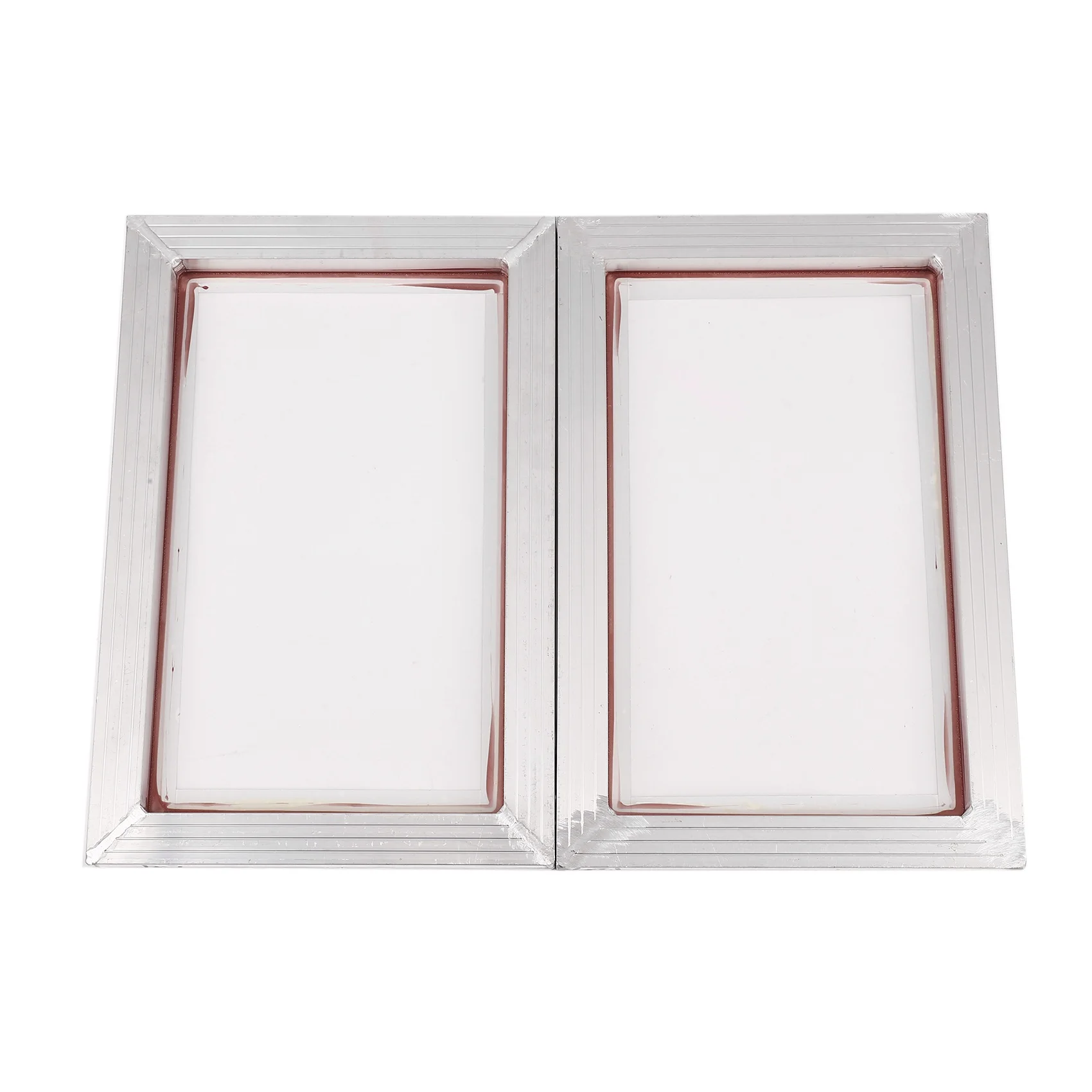 2Pcs A4 Screen Printing Aluminum Frame Stretched 120T Silk Screen Polyester Screen for Printed Circuit Board