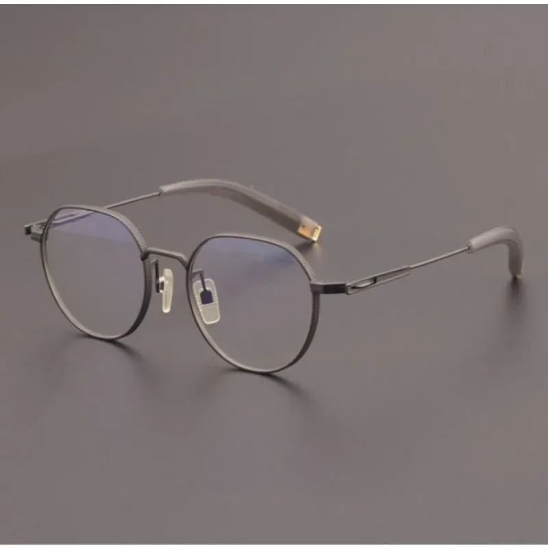 

Pure titanium glasses frame DLX108 anti-blue myopia glasses frame men's and women's retro literary full frame