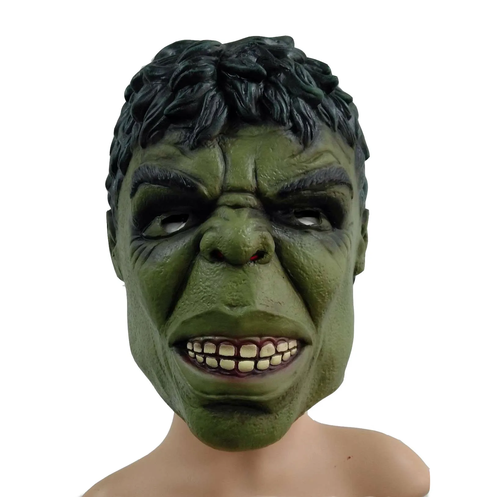 

Funny The Hulk Cosplay Mask Hat Latex Soft Party Hulk Costume XMAS Skull Masks Party Adult One Size