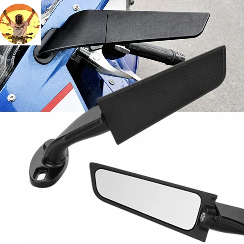 

Motorcycle Mirror Modified Wind Wing Adjustable Rotating Rearview Mirror Moto Accessories for YAMAHA YZF R6 R1 R25 R3 R125 R15