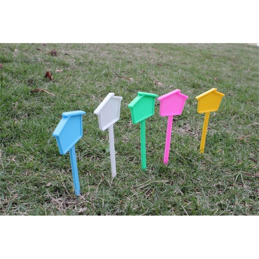 Mini Tekenen Prijs Display Tuin Bamboe Plant Labels Plastic Tag Boom Labels Bloem Tag