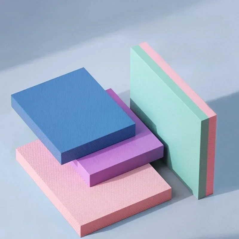 وسادة توازن TPE - وسادة سميكة ناعمة عالية الارتداد، مثالية لليوجا والبيلاتيس وحاملات اللوح والعلاج الطبيعي