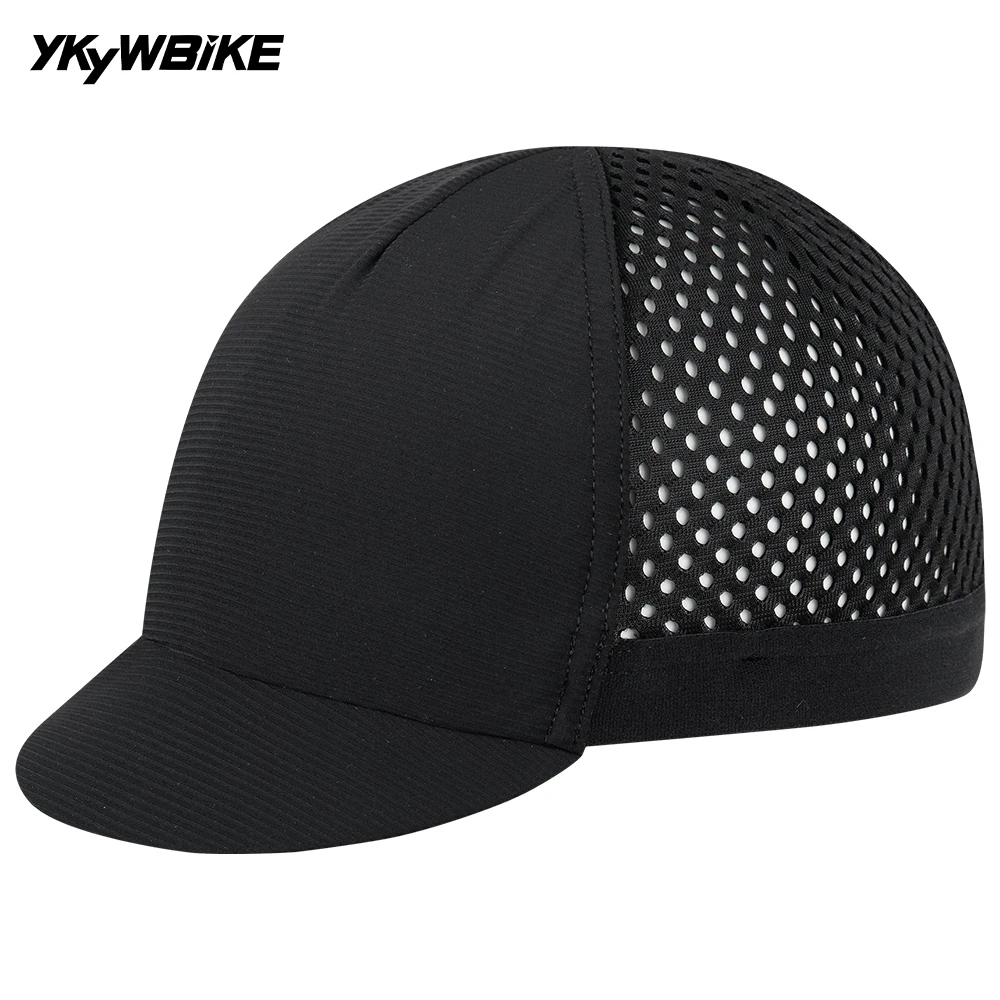 YKYWBIKE 2026 Cycling Caps Under Helmet Outdoor Sports Running Caps Breathable Unisex Bicycle Hats Road Bike MTB Cap With Brim view 3