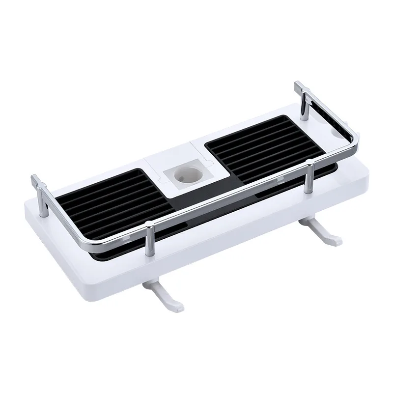 Bad Dusche Set Multifunktion abs Regal Slip Anti Rost schwarz und Gold Licht Luxus-Stil