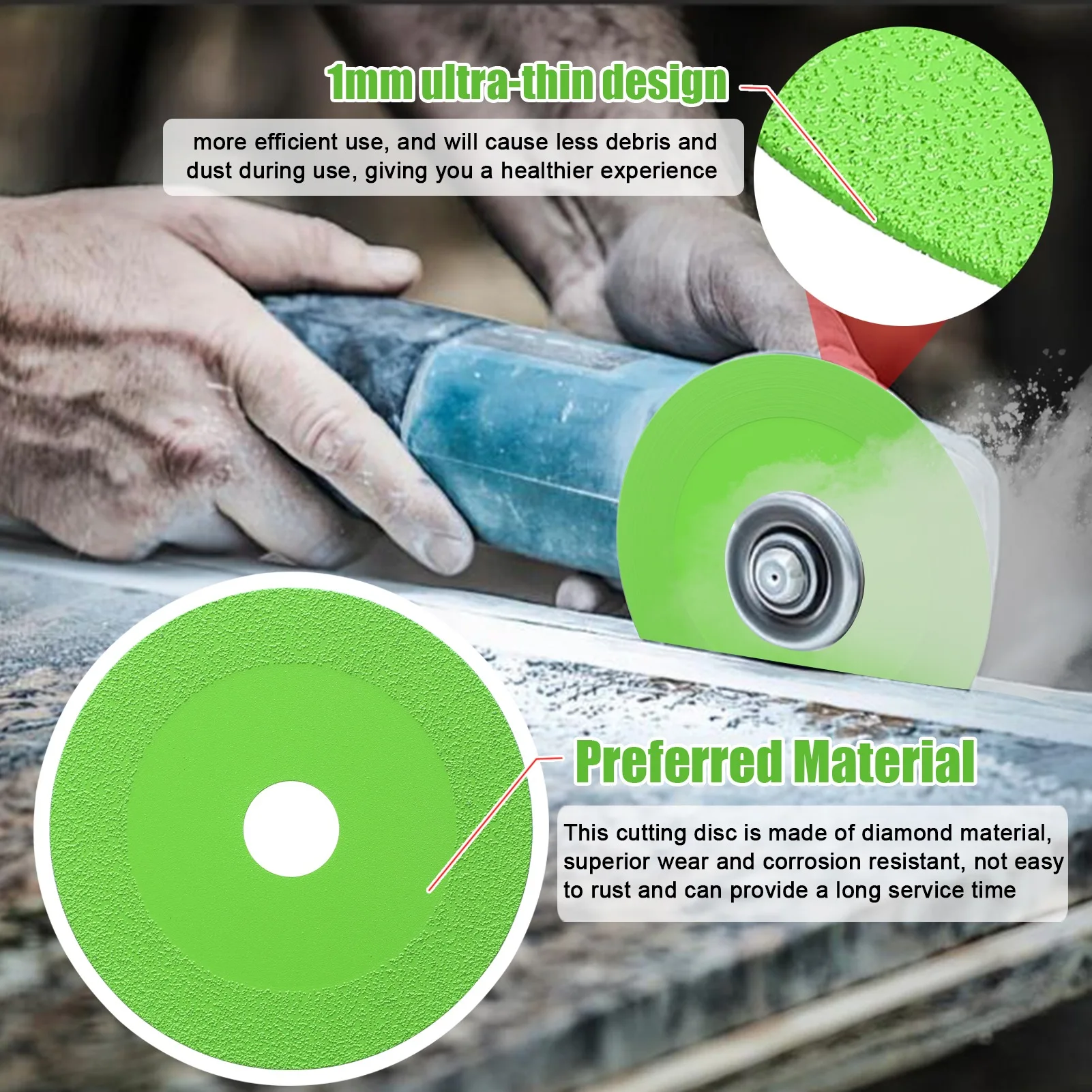 

Glass Cutting Disc 100mm Diamond Cutting Blade Ultra-thin Saw Blade Ceramic Tile Wine Bottles Special Polishing Cutting Blade