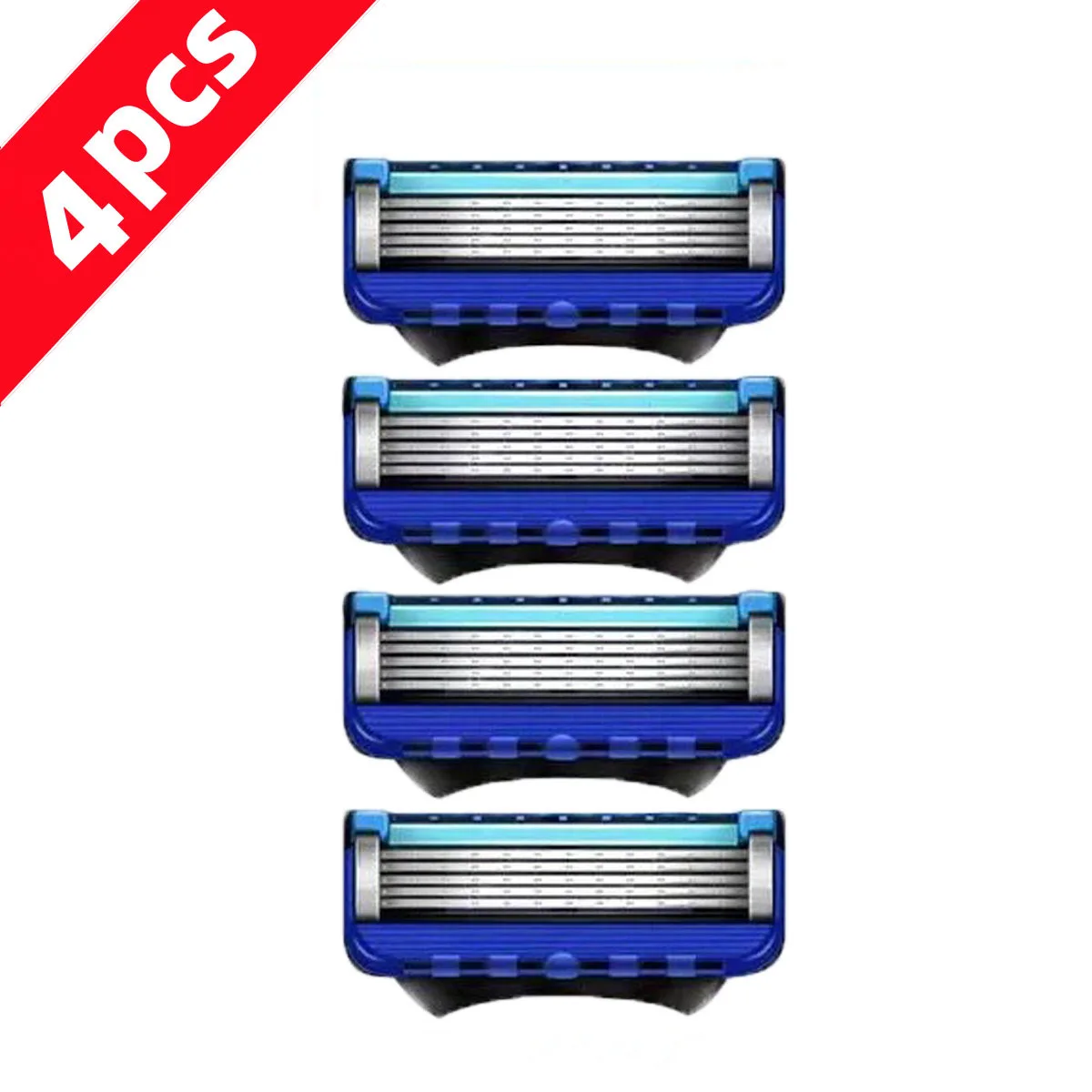 4-48PCS Manual Razor For Men Five Layers Blade Without Knife Holder Stainless Steel Razor Blades No Skin Damage Old Style Shaver image 6