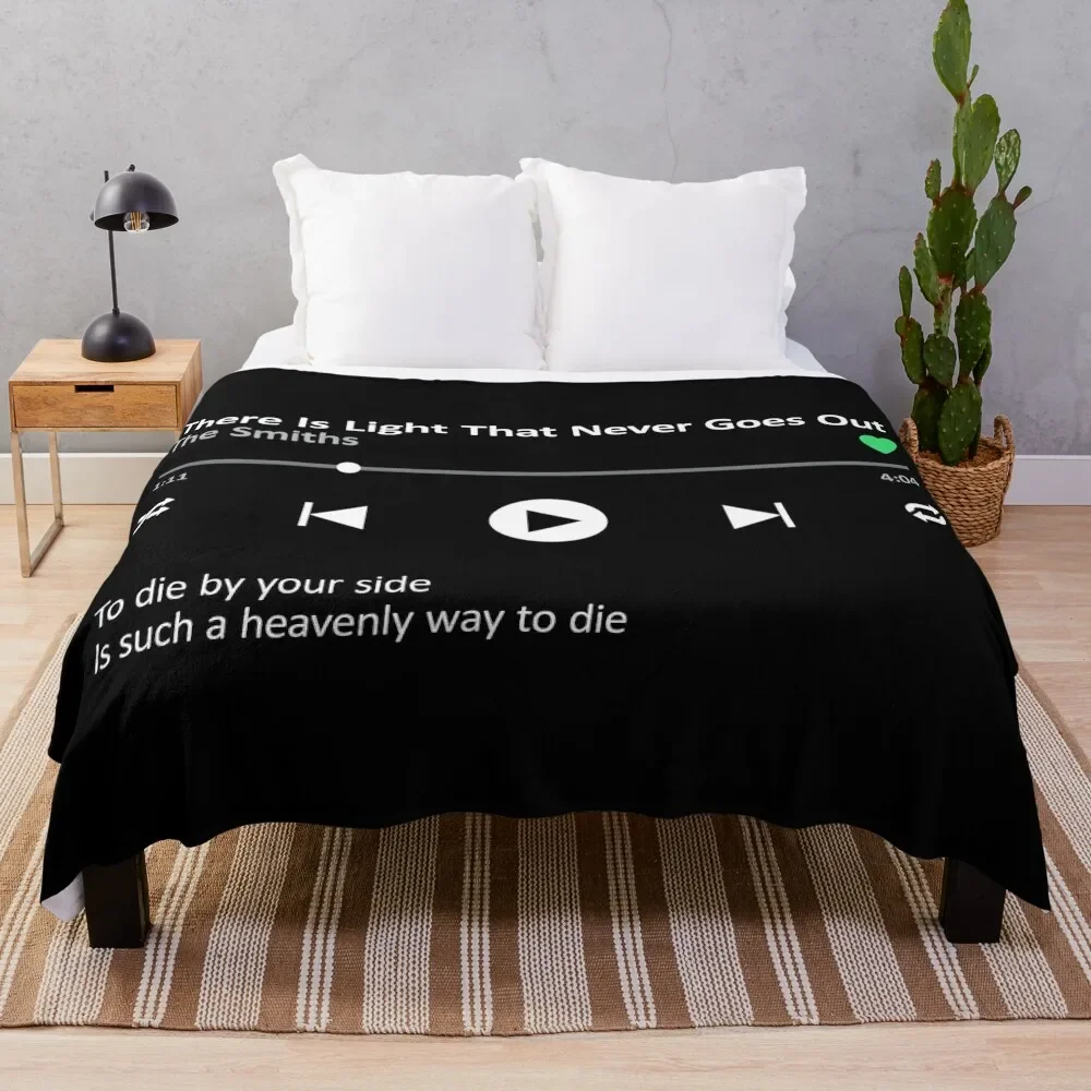 

There Is A Light That Never Goes Streaming Throw Blanket Luxury Brand Soft Blankets