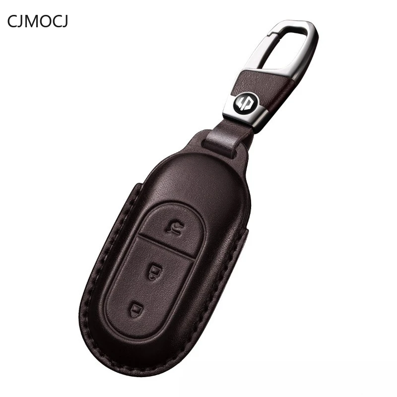 

Premium Genuine Leather Key Cover Case for Leapmotor C11 / T03 / C01 / C16 / B10 / C10 / B01 (2025) - Protective Key Fob Shell
