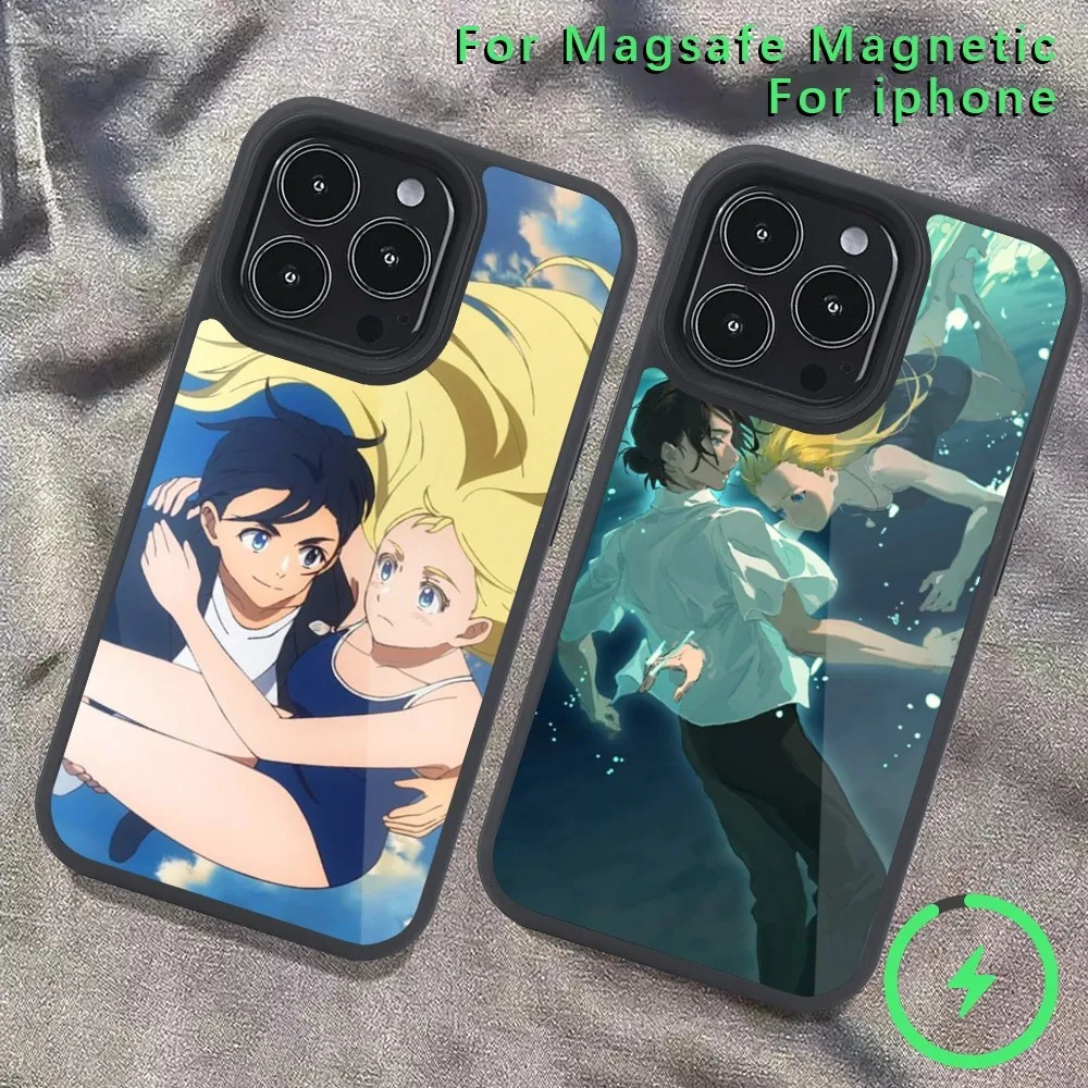 Bilibili Summer Time Rendering anime Phone Case  For iPhone 14 13 12 11 15 Pro Max Magsafe Wireless Charge Plus Mini Cover